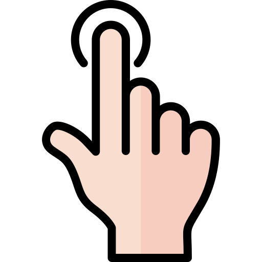 hand, fingers and atriculations being detected by a camera